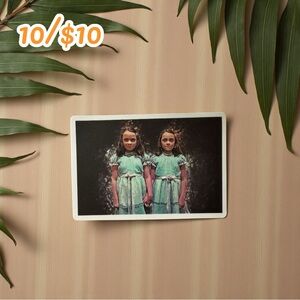 Creepy Twins Matte Horror Sticker – 2.5”